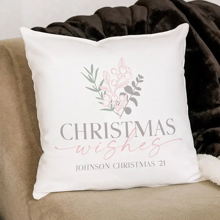 Throw Pillow - Christmas Wishes