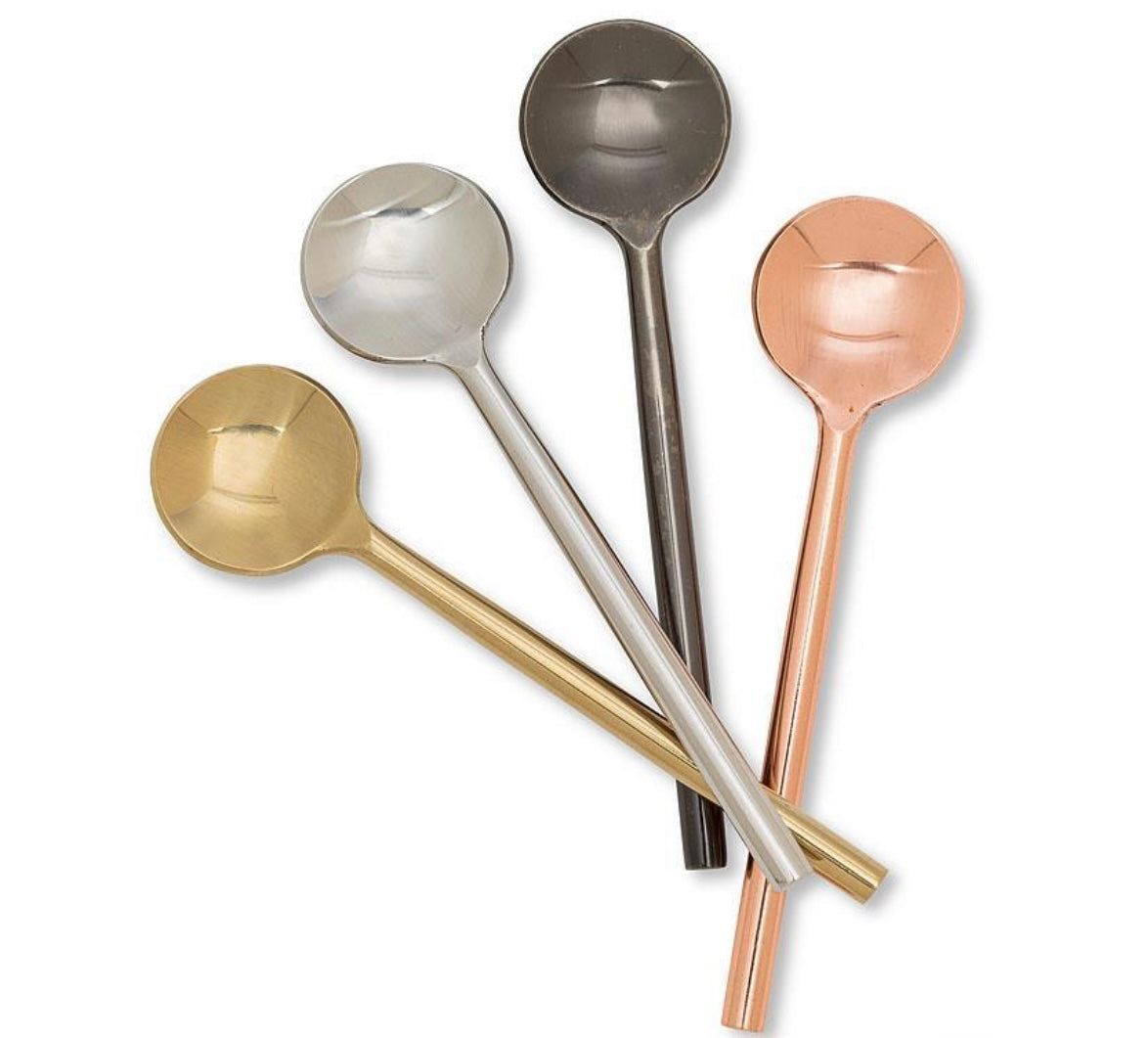 Modern Small Spoon - Gold