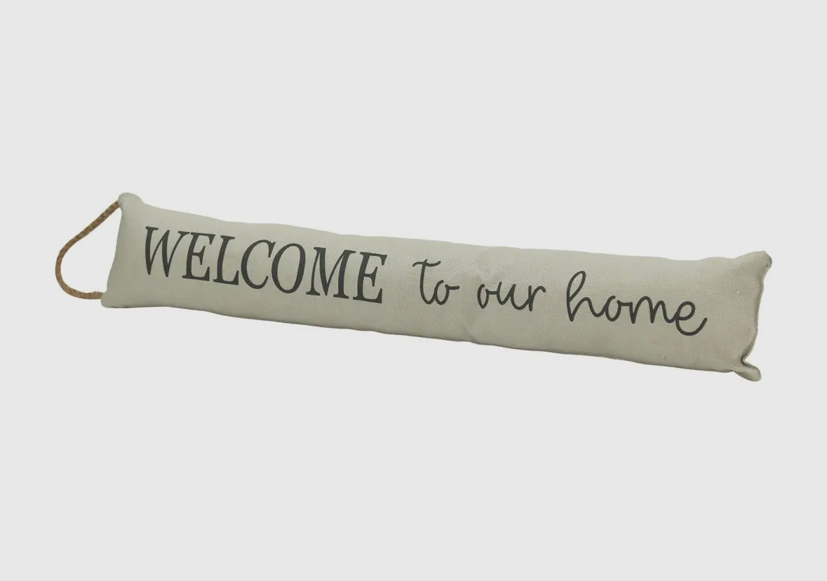 “Welcome To Our Home” Long Pillow Decor