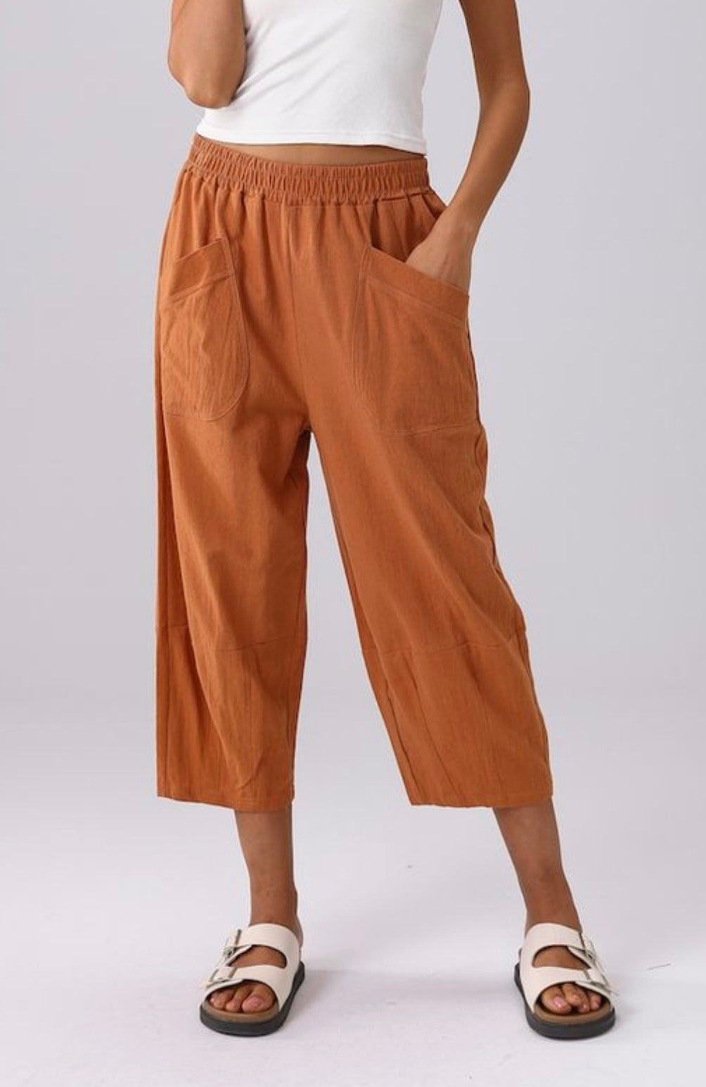 Rustic Cropped Pant One Size