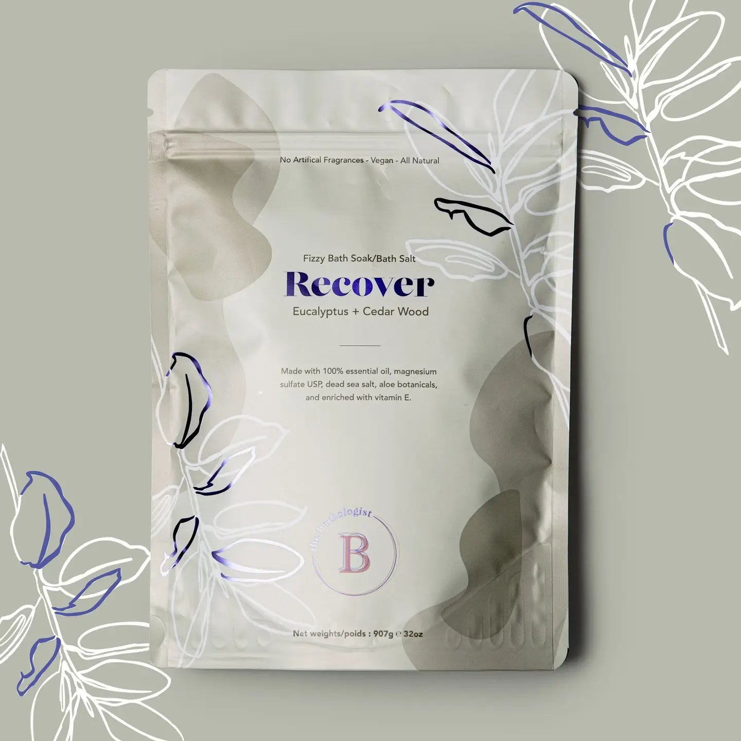 Recover Fizzy Bath Soak (907g)