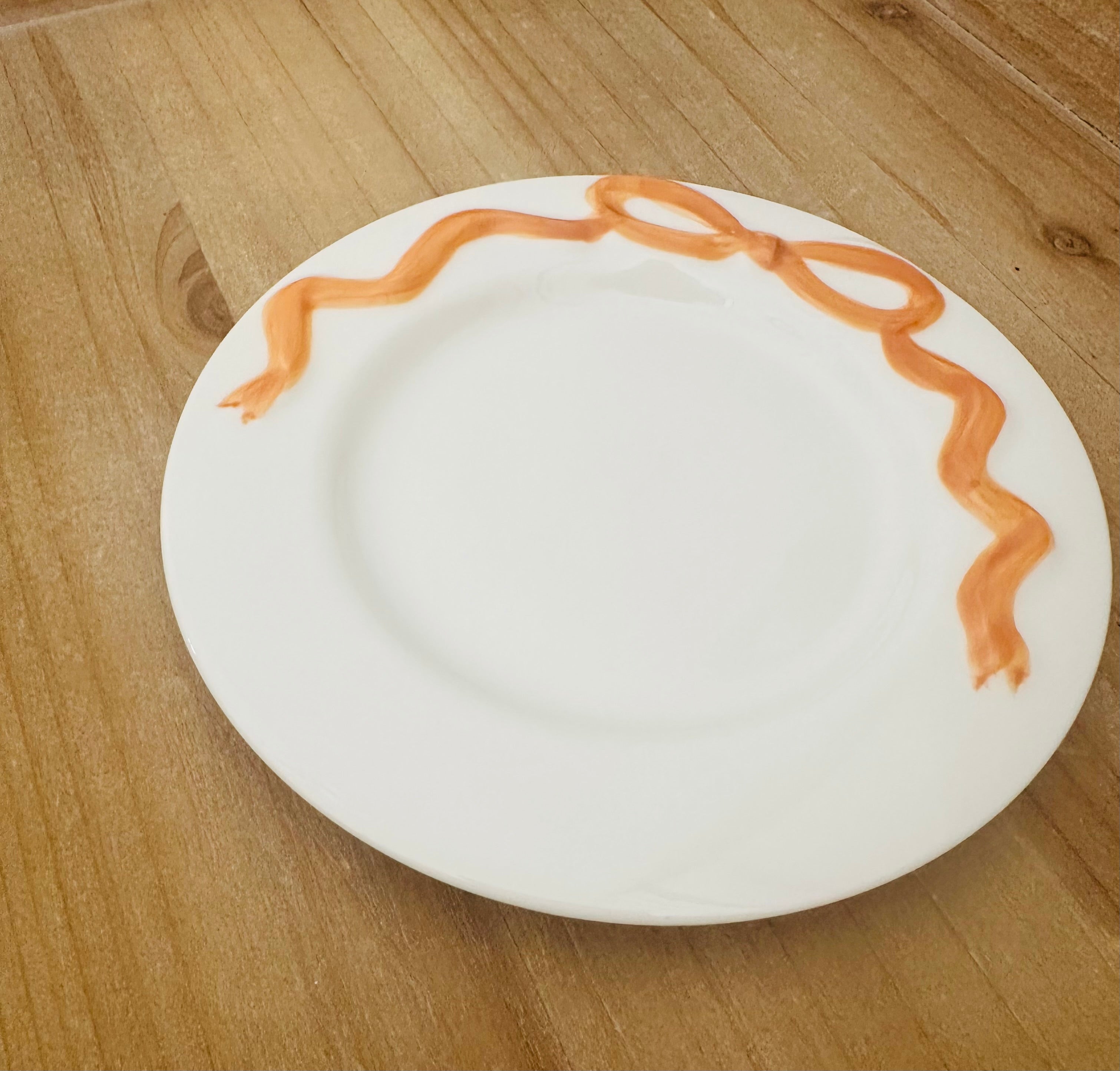 Orange Bow Mini Side Plate