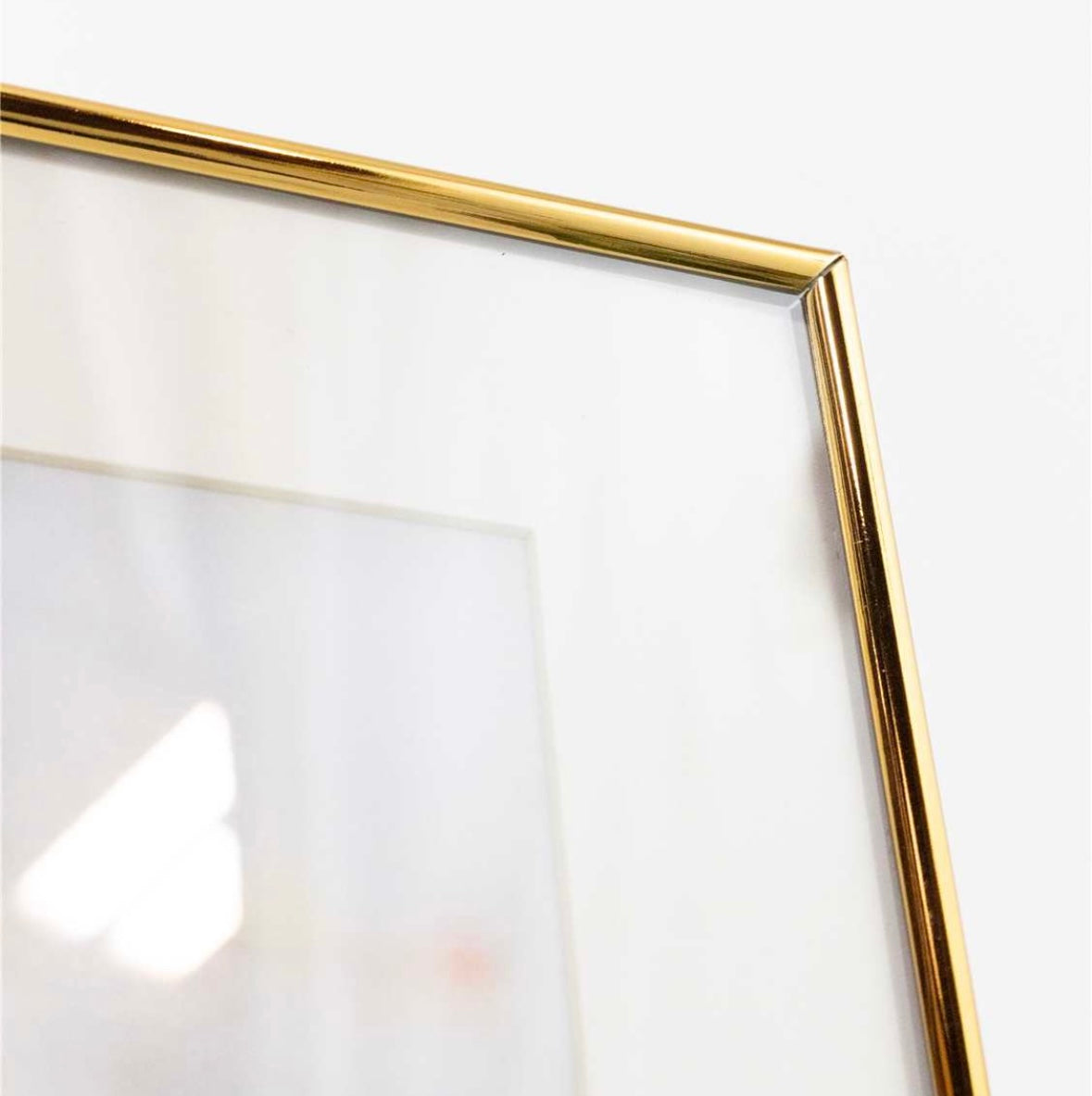 Gold Stork Welcome Baby Frame