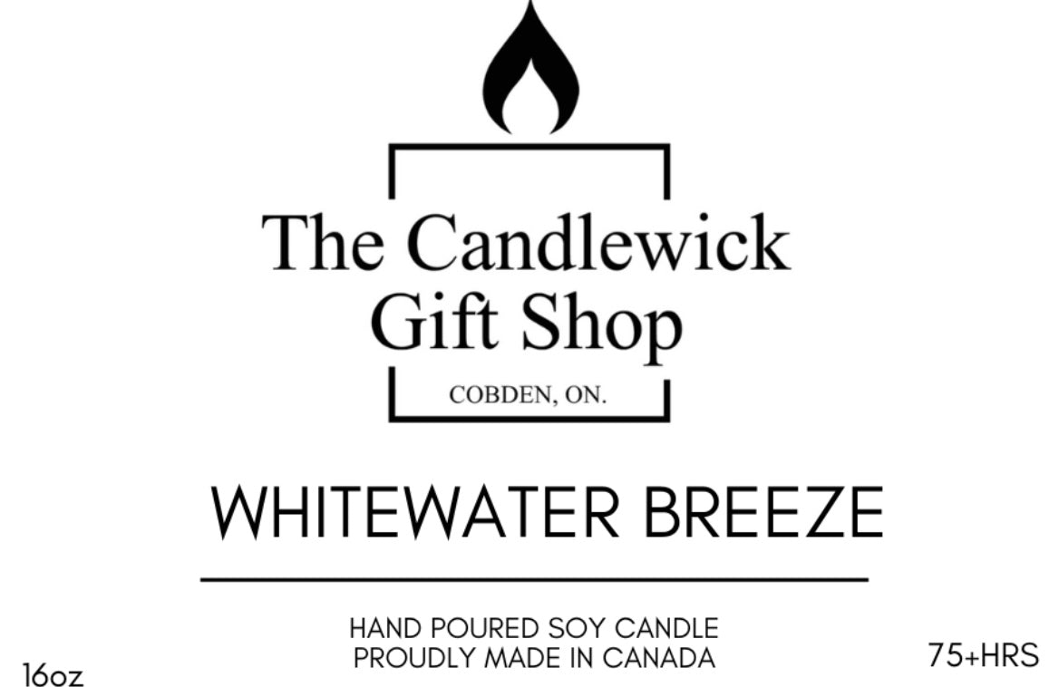 Whitewater Breeze 16oz. Cobden Candle