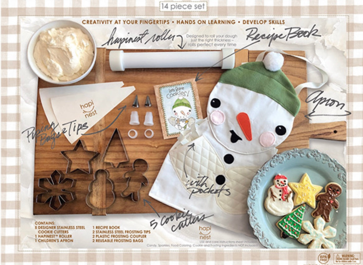 Make & Bake Cookie Set Snowman