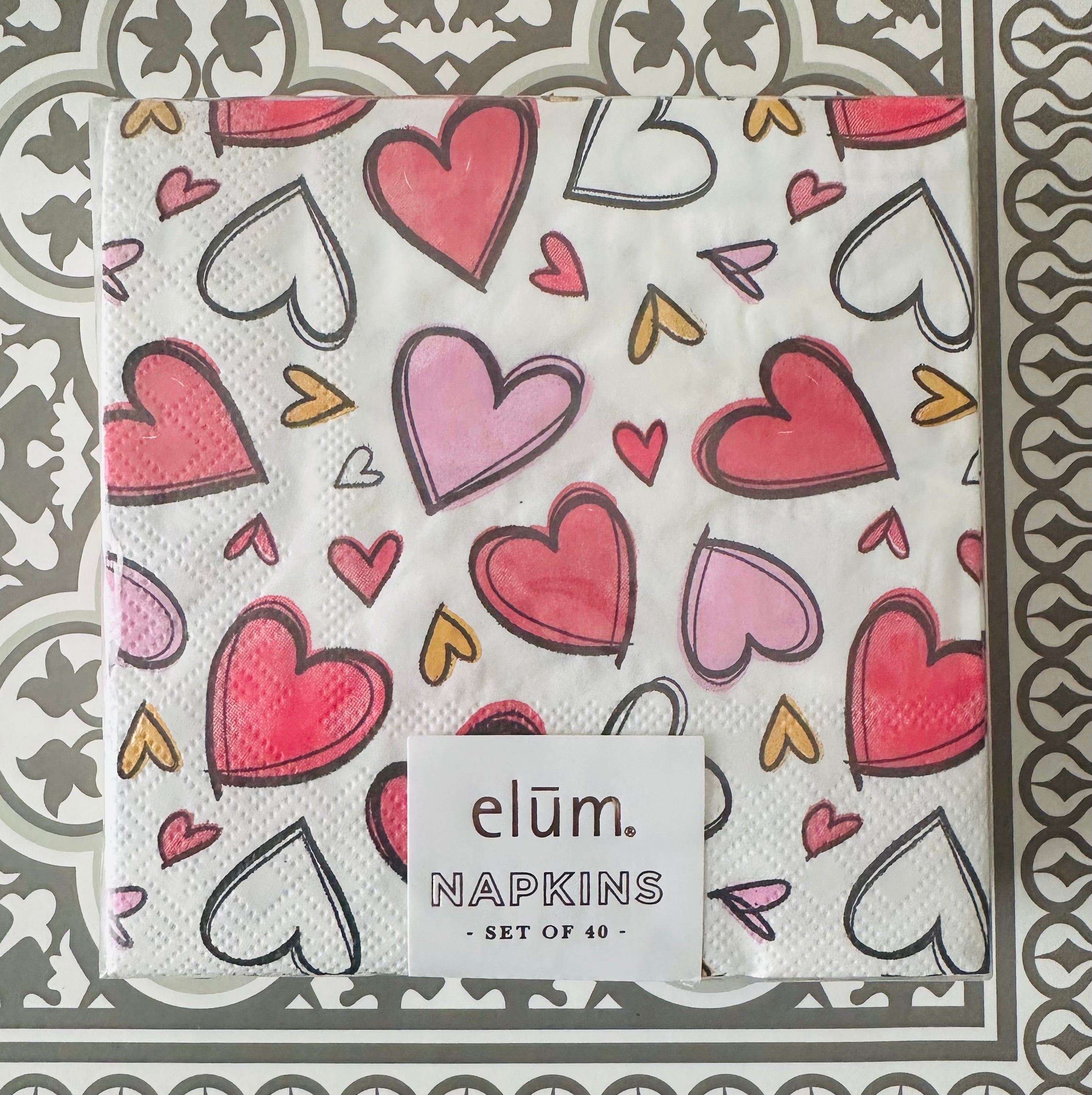 Valentine’s Cocktail Napkins