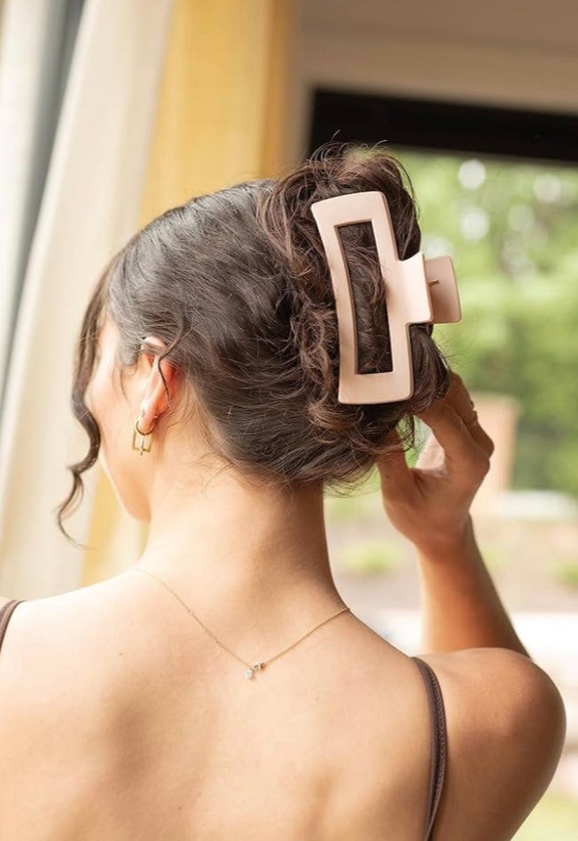 Blush Tone Hair Clips