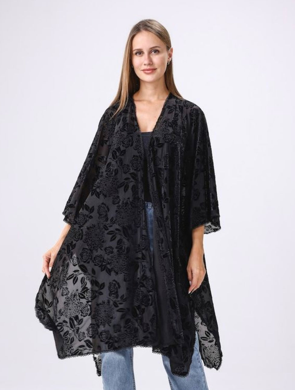 Floral Fall Kimono - One Size