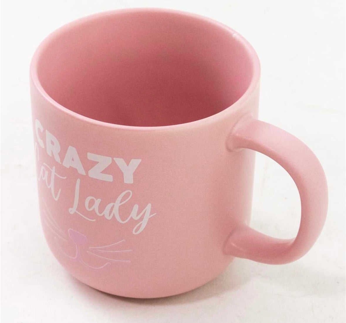 Pink Crazy Cat Lady Mug