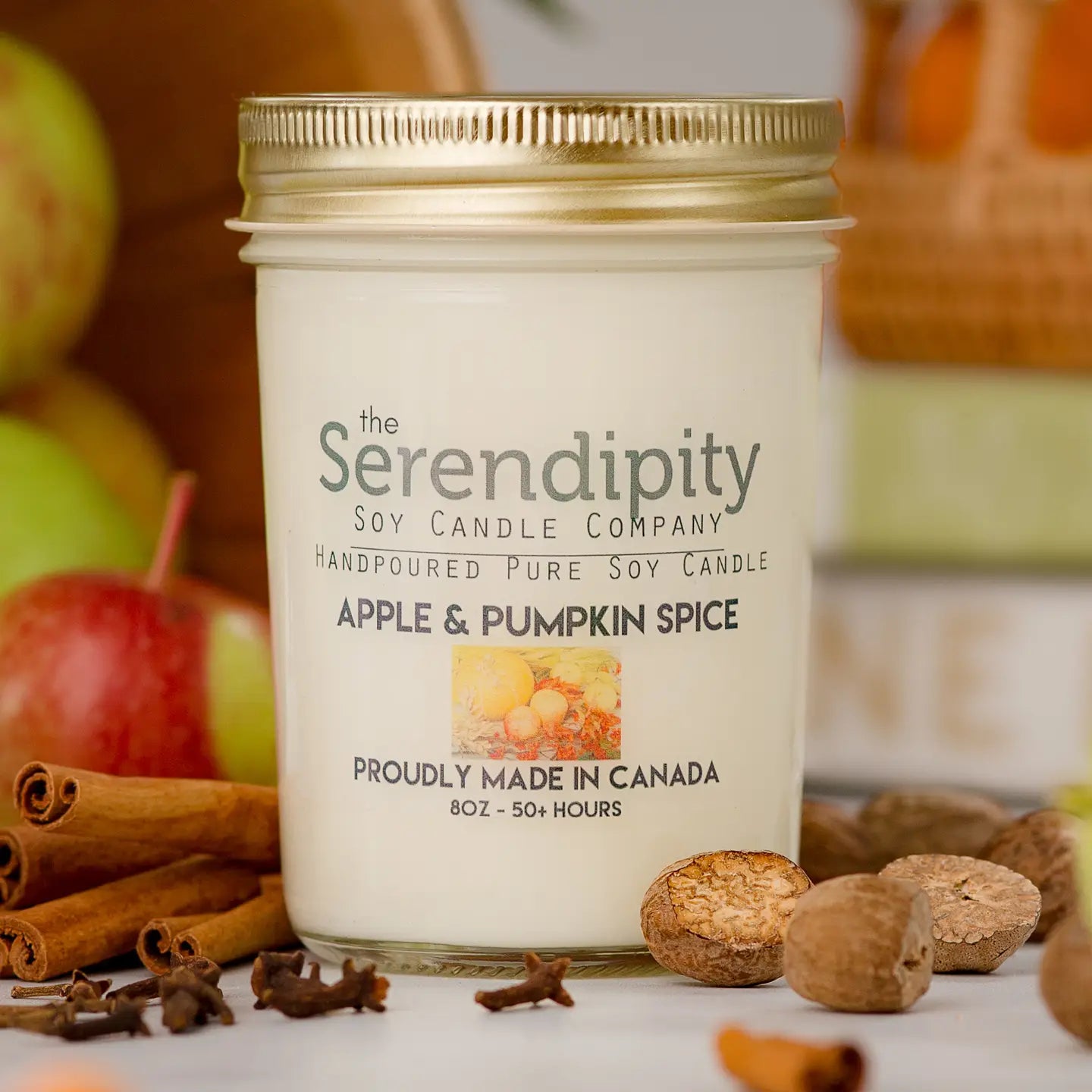 Apple Pumpkin Spice 8oz Candle