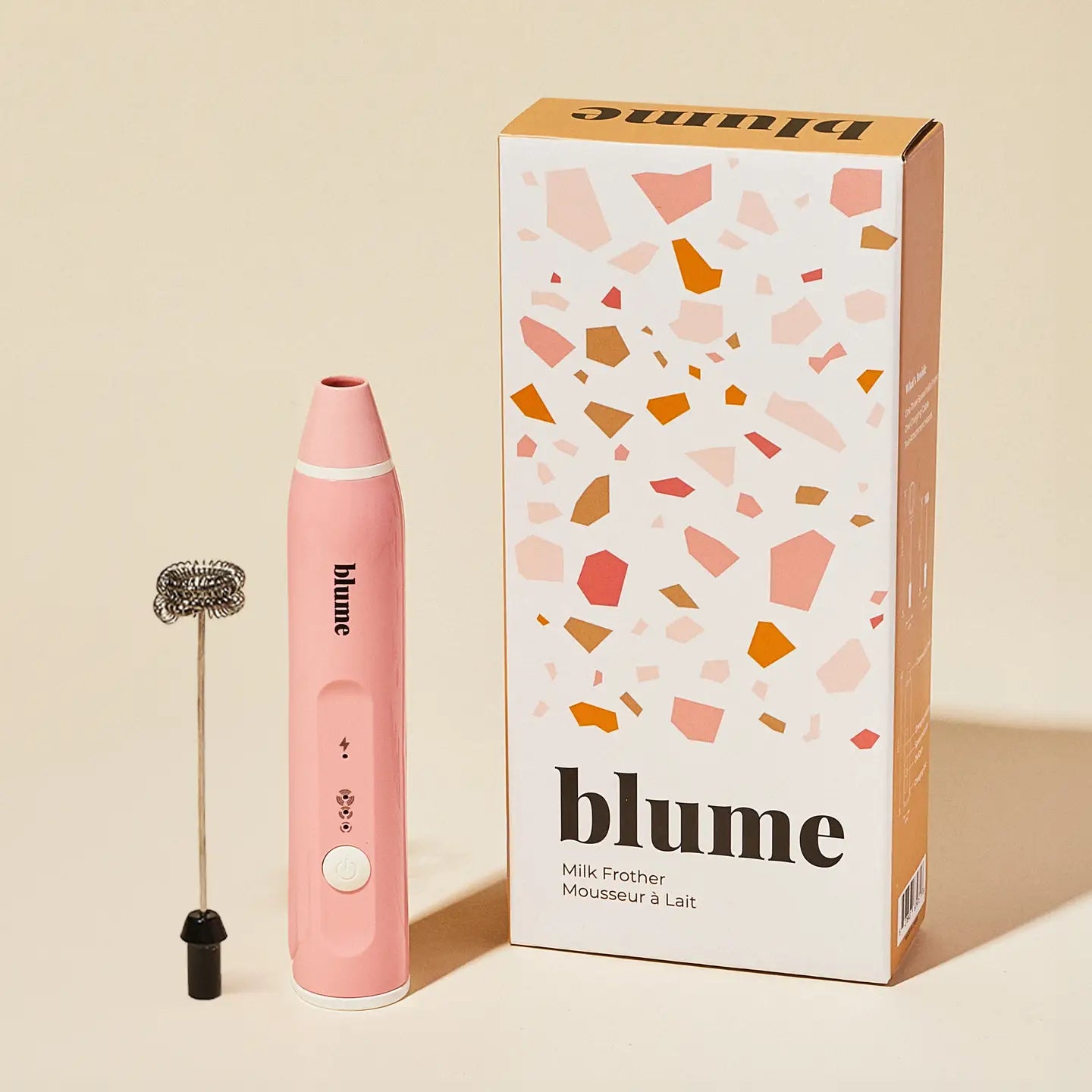 Milk Frother (Pink)