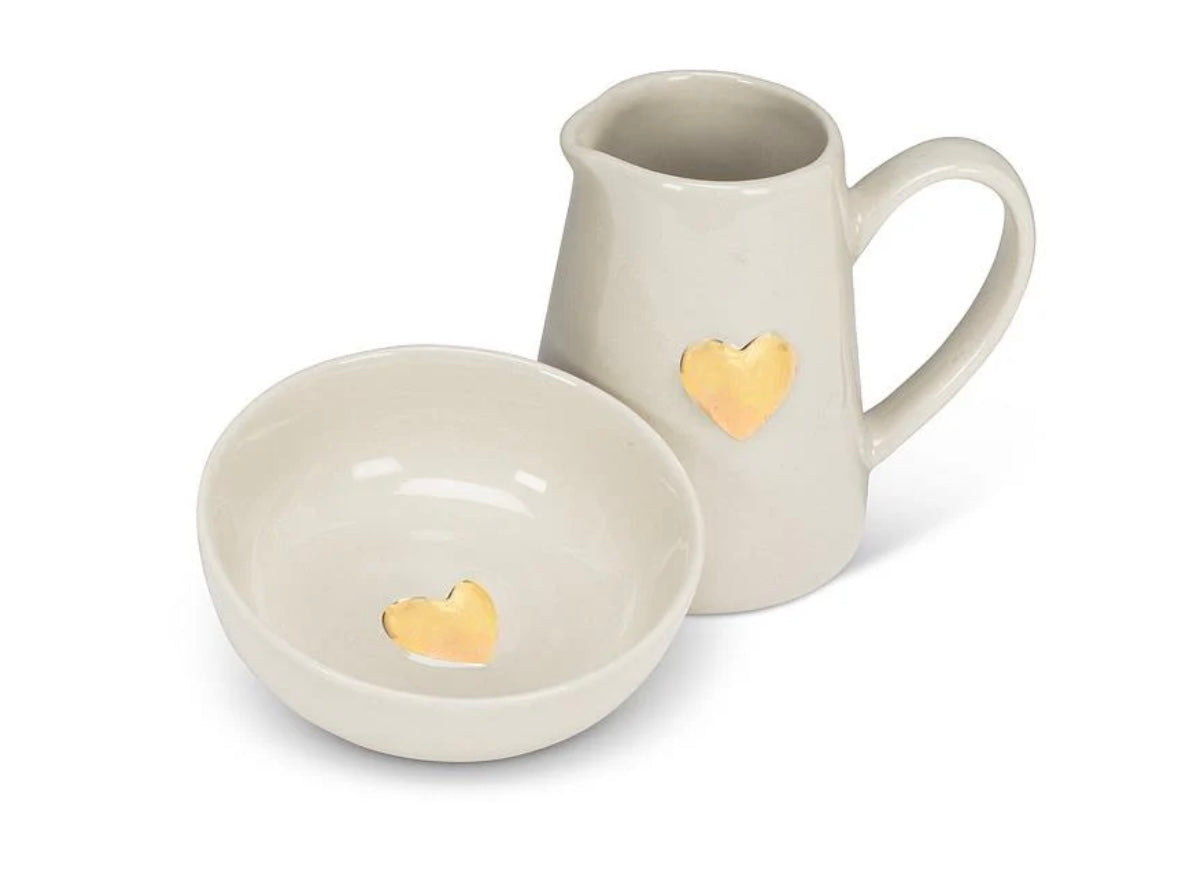 Mini Bowl with Gold Heart