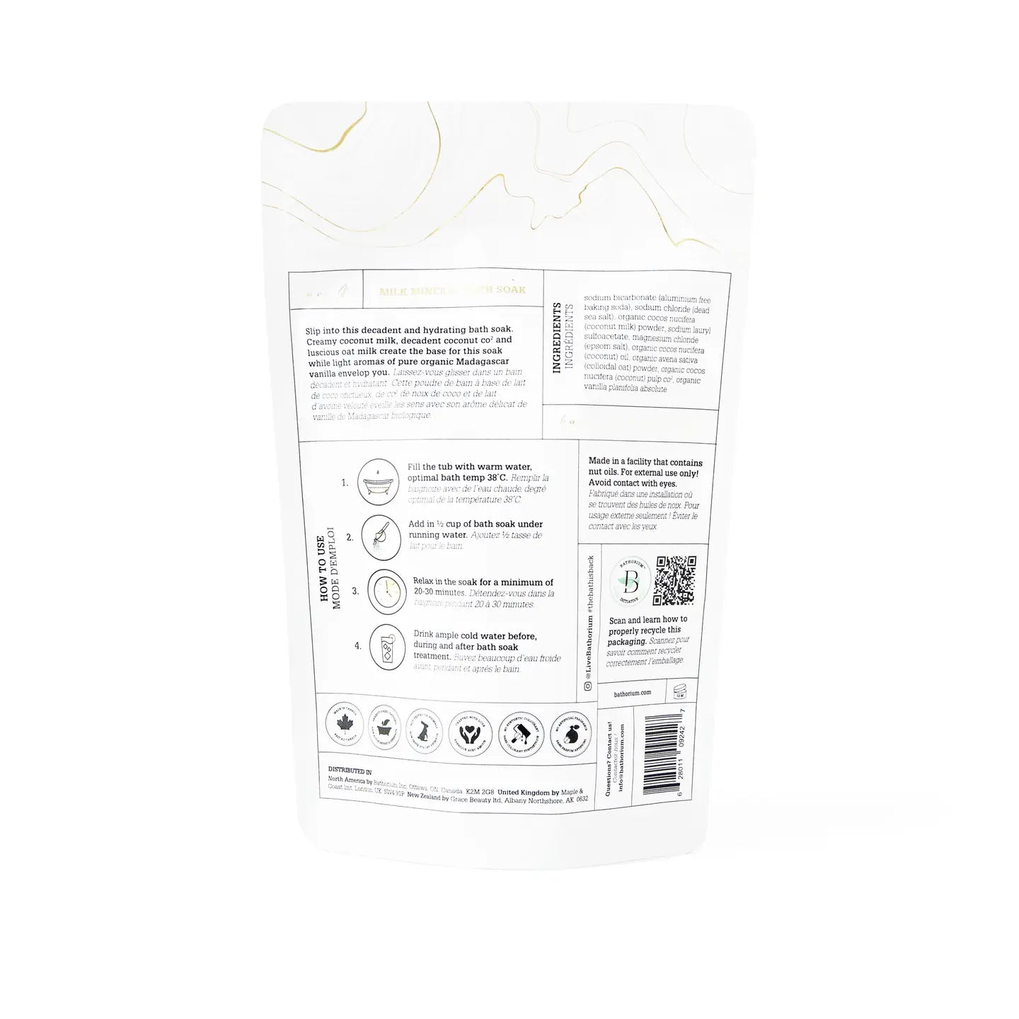 Milk Mineral Bath (650g)