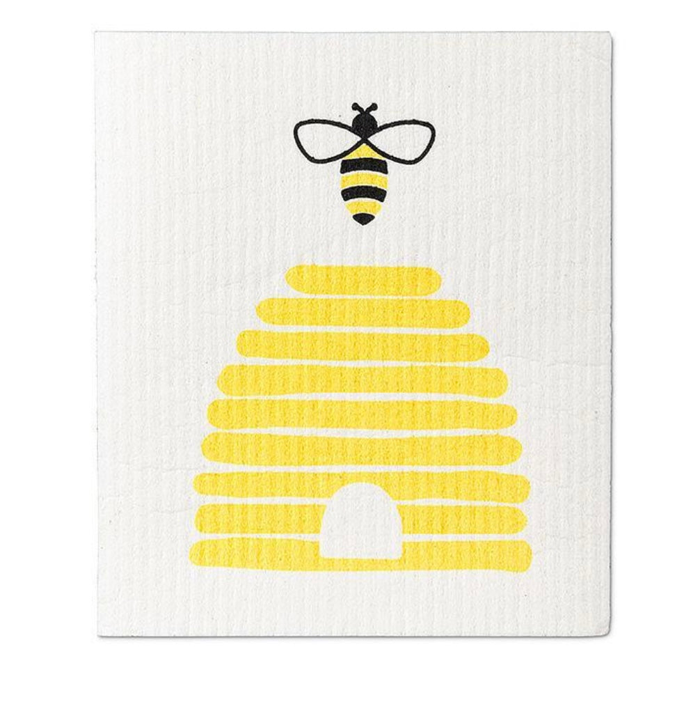 Bee & Beehive Dishcloths Set/2