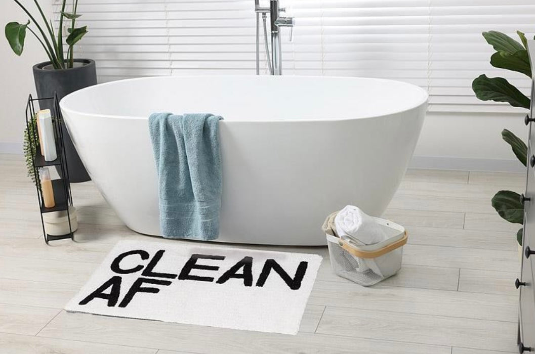 CLEAN AF Tufted Bathmat