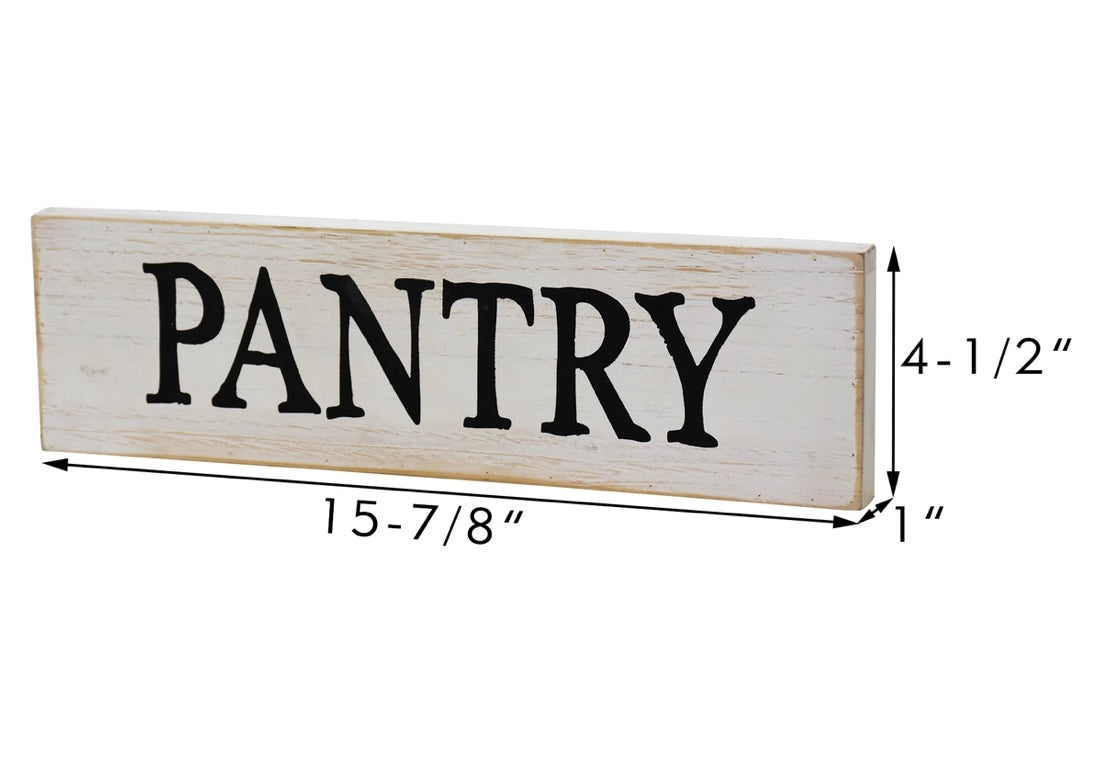 Wooden Pantry Sign