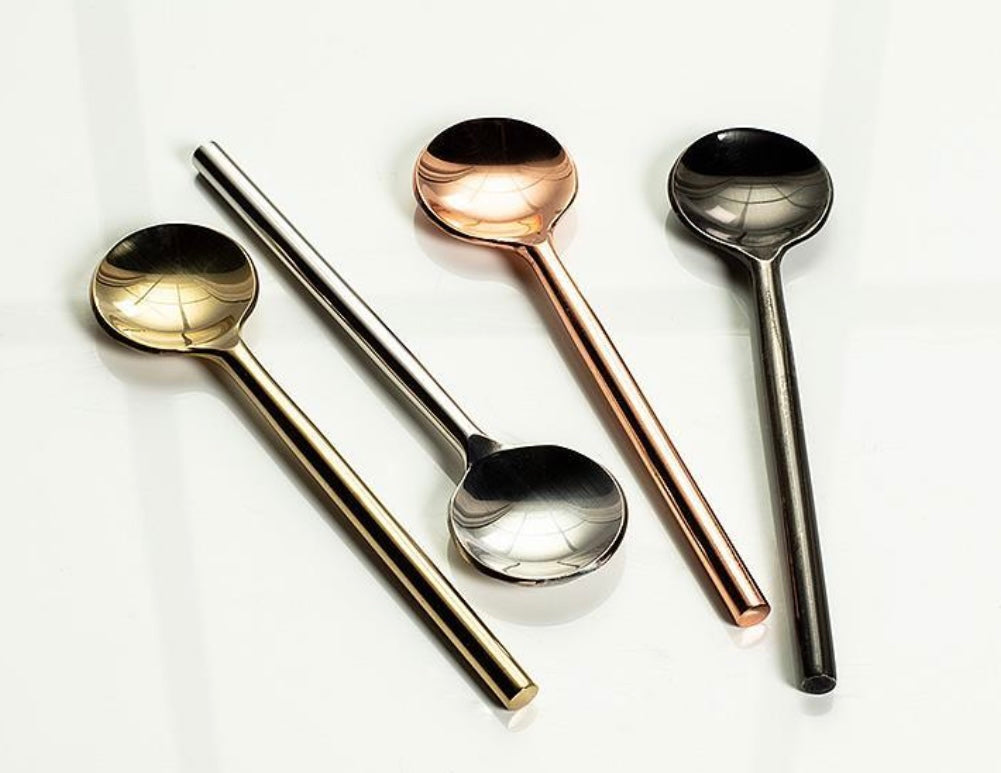 Modern Small Spoon - Gold