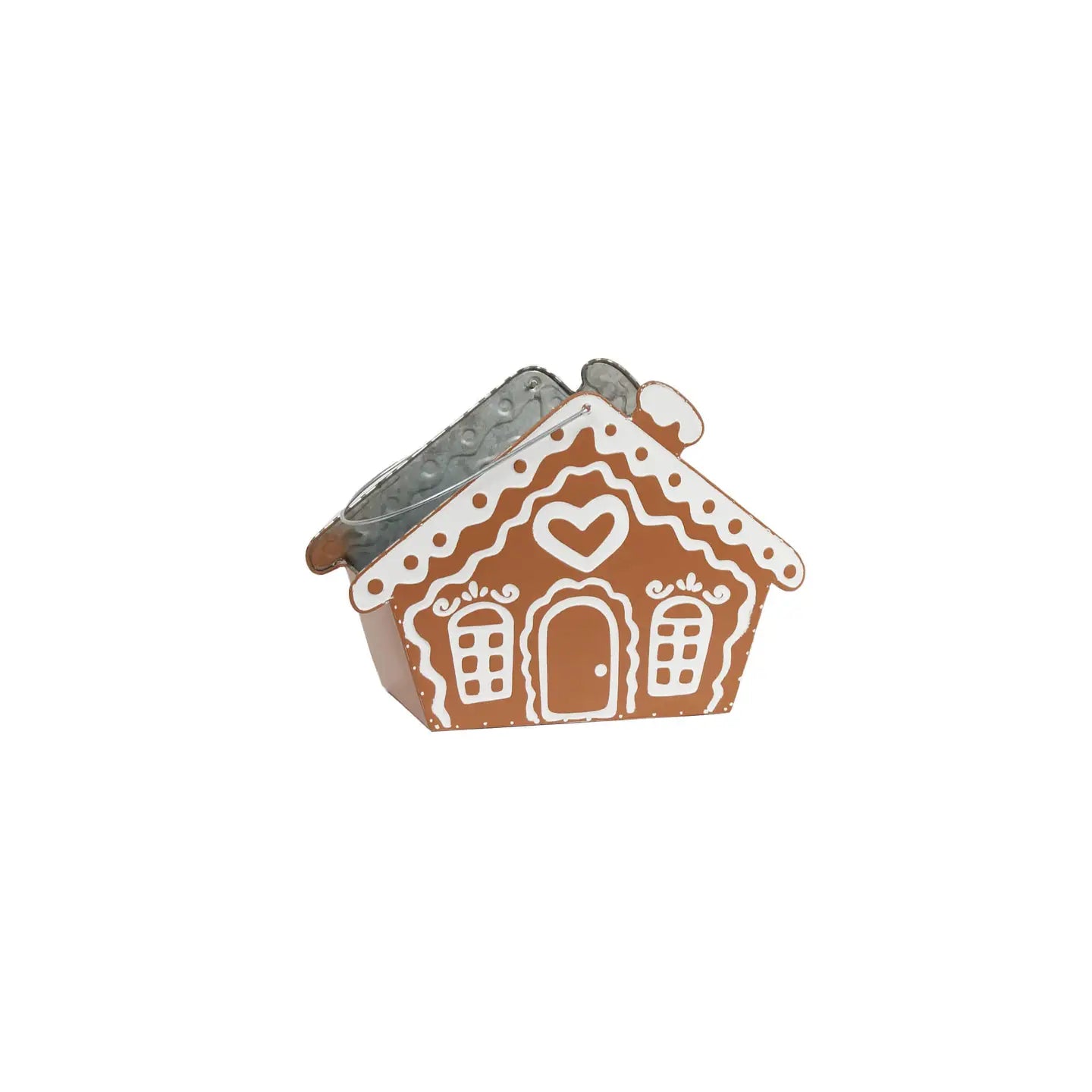 Gingerbread House Gift Basket (Metal)