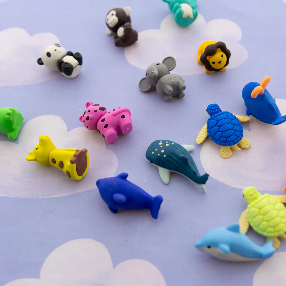 Eraser Set 3D - Wildlife Adventures