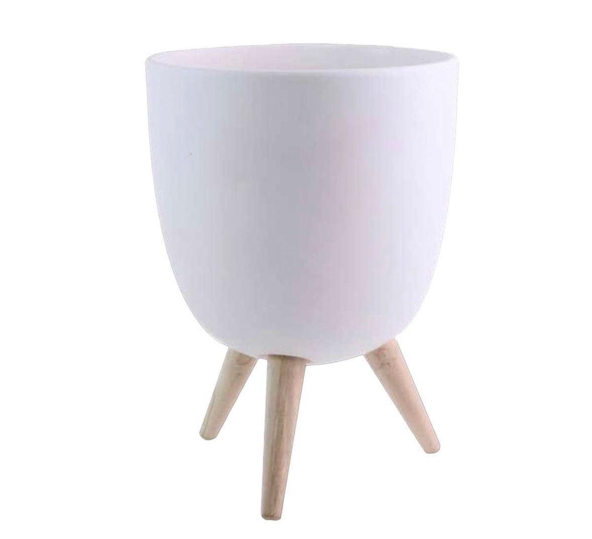 White Ceramic Planter