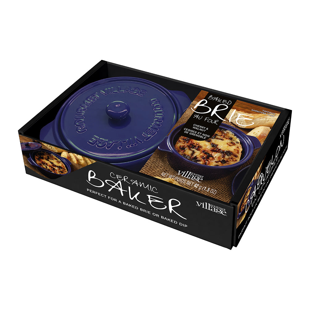 Navy Brie Baker Kit - Cherry Walnut