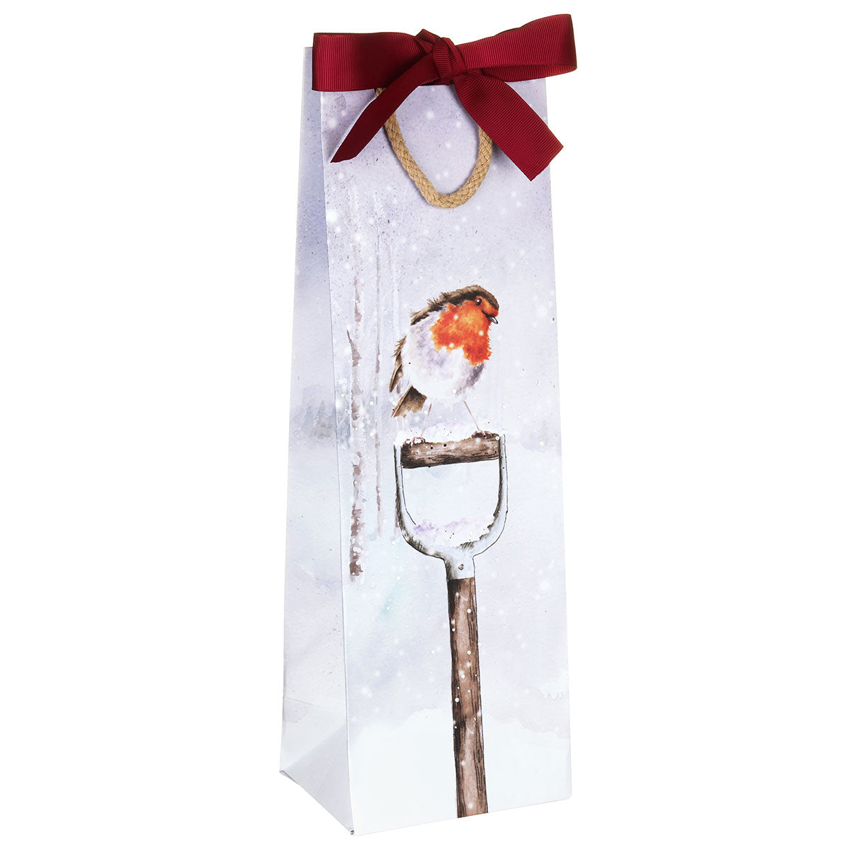 A Little Red Robin Bottle Gift Bag