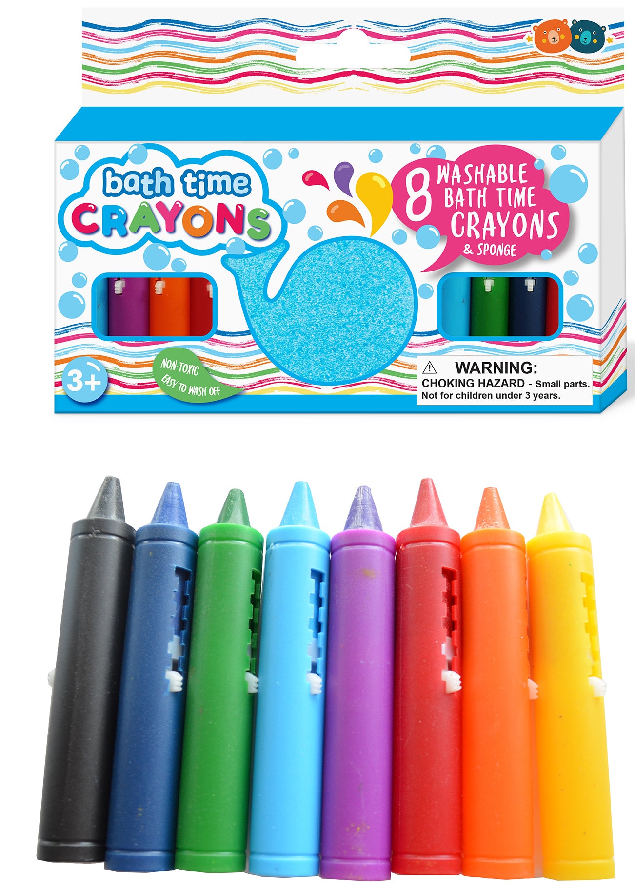 Bath Time Crayons - (8 Pack)