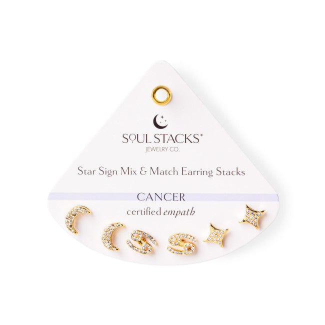 Star Sign Earrings Stacks