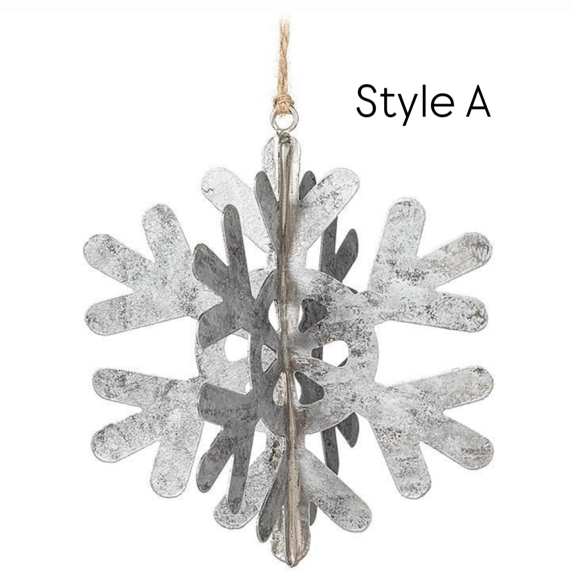 3D Snowflake Ornament