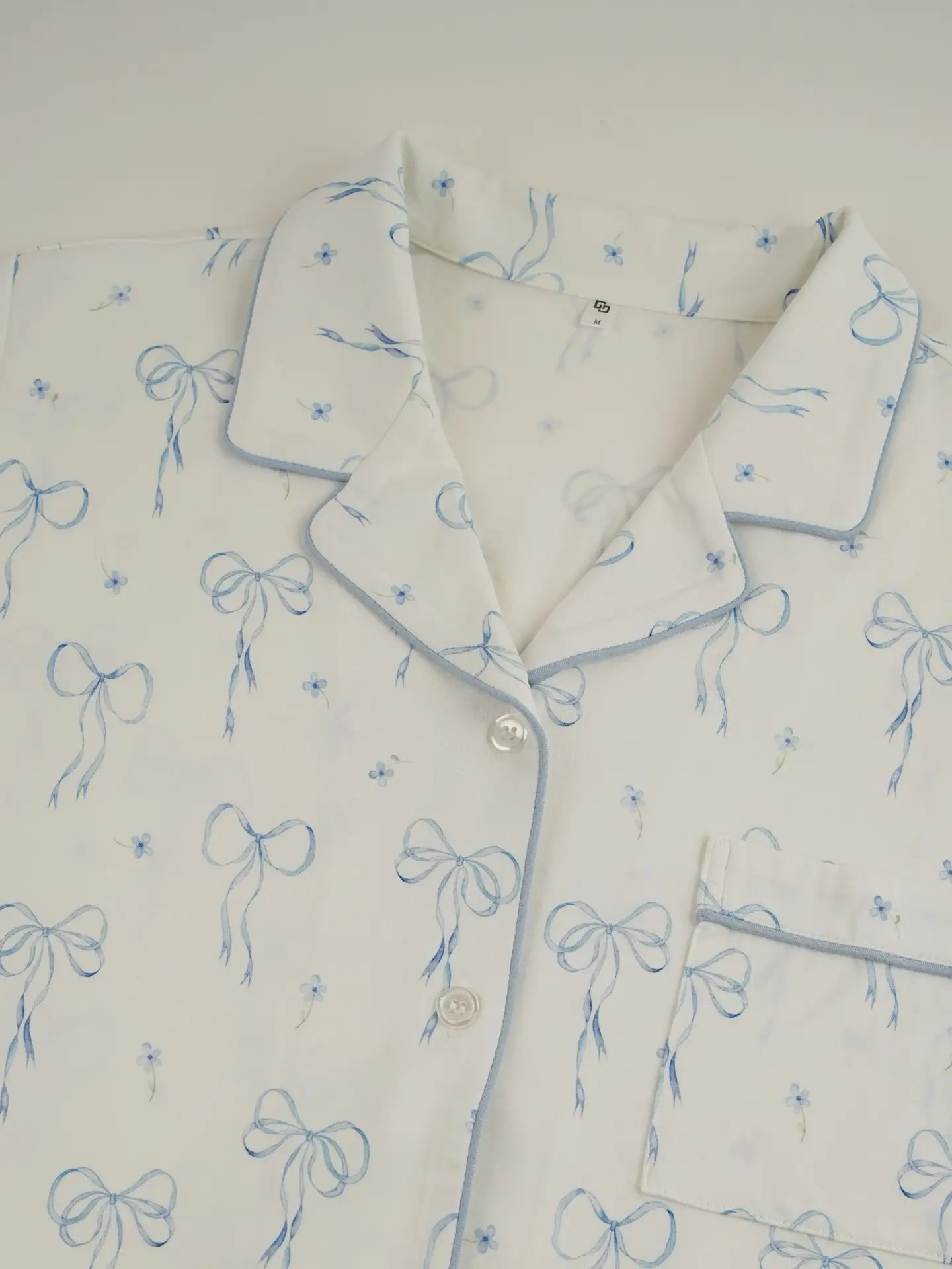 Blue Bows Women’s PJ Set