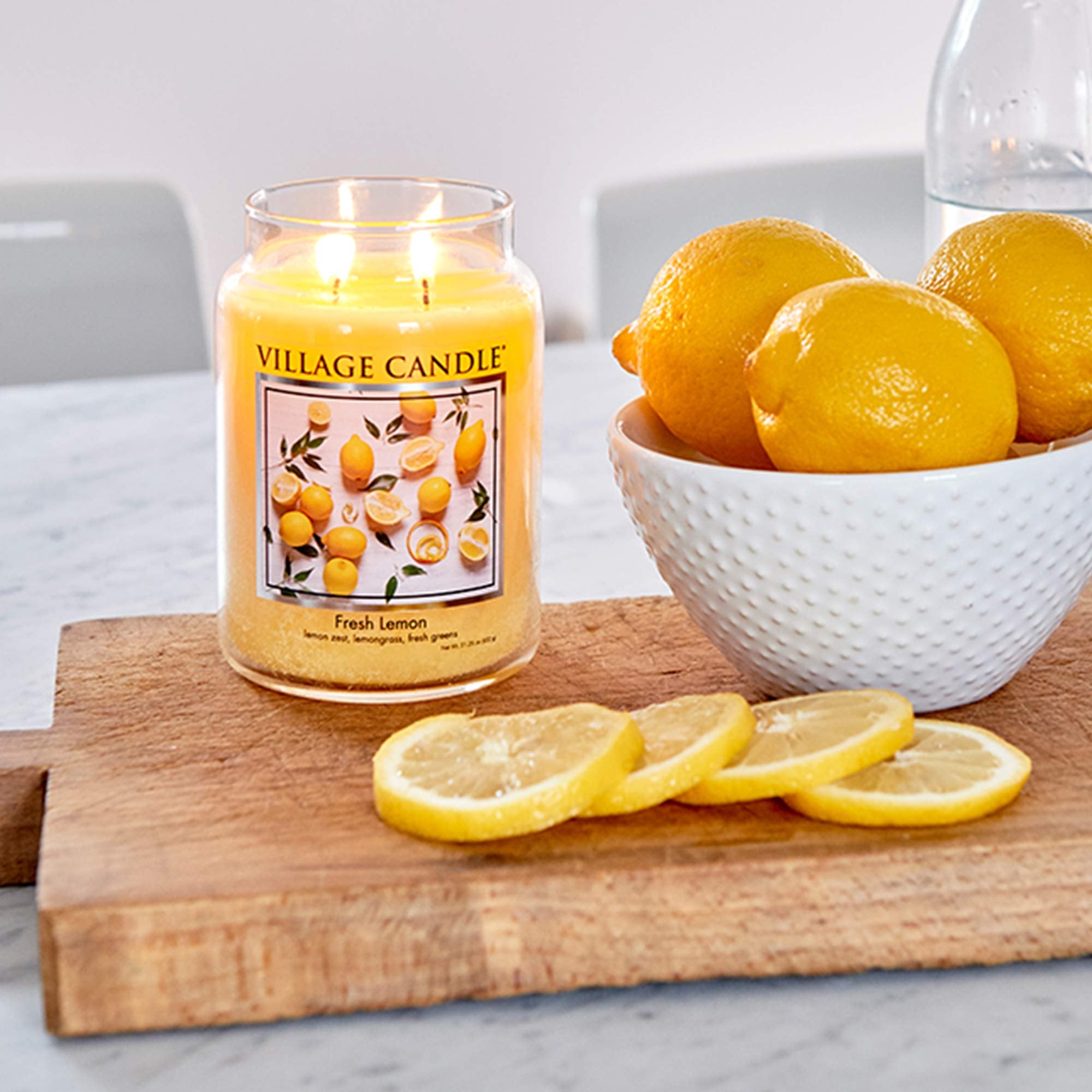 Fresh Lemon LG Village Jar Candle