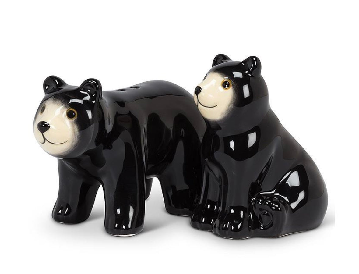 Black Bear Salt & Pepper Set