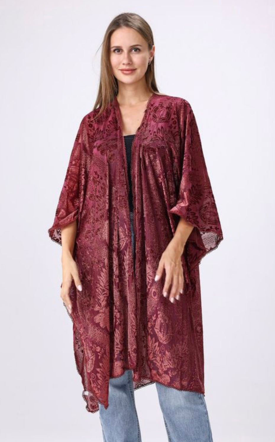 Floral Fall Kimono - One Size