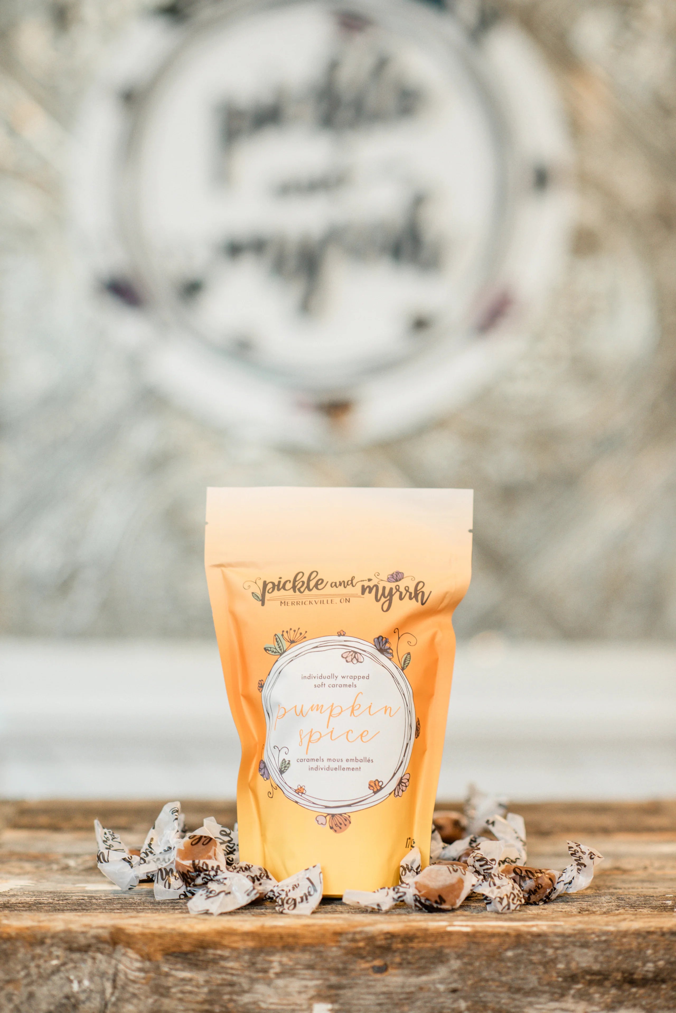 Pumpkin Spice Caramels