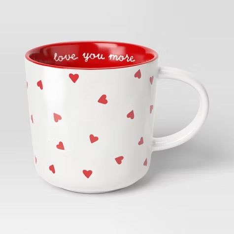 Red Hearts Mug - Love You More