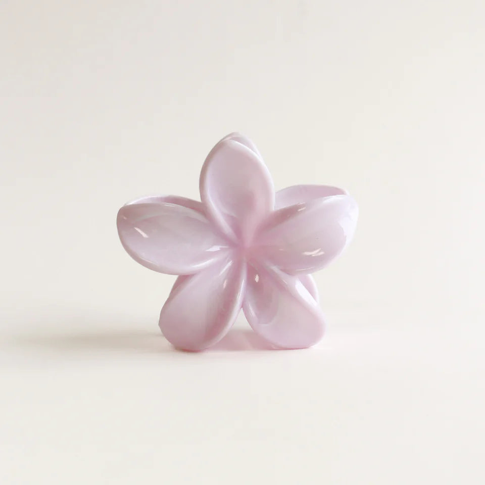 Pink Floral Hair Clip