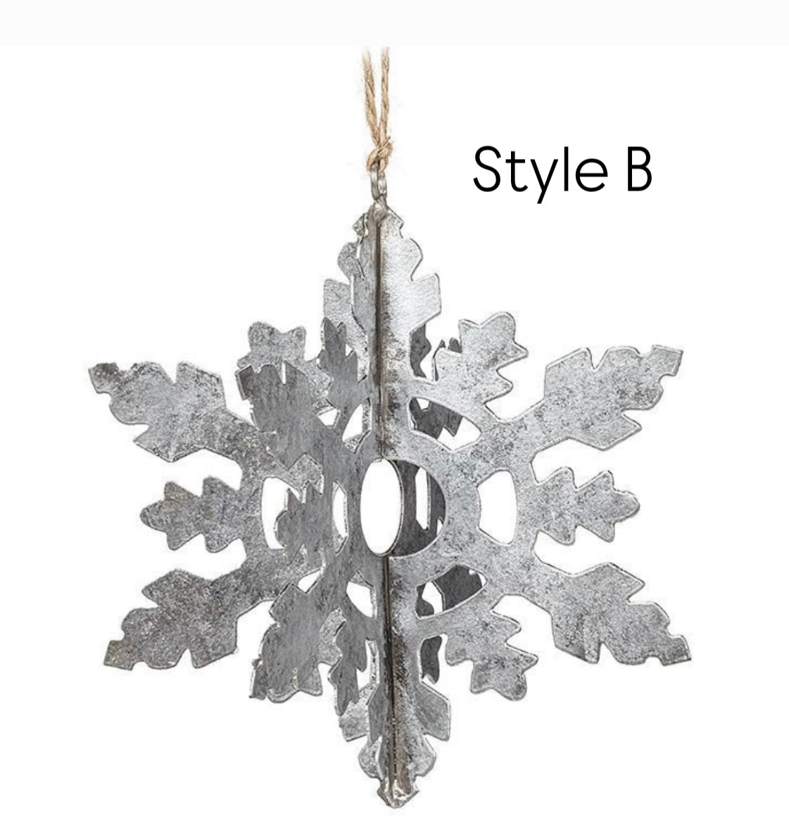 3D Snowflake Ornament