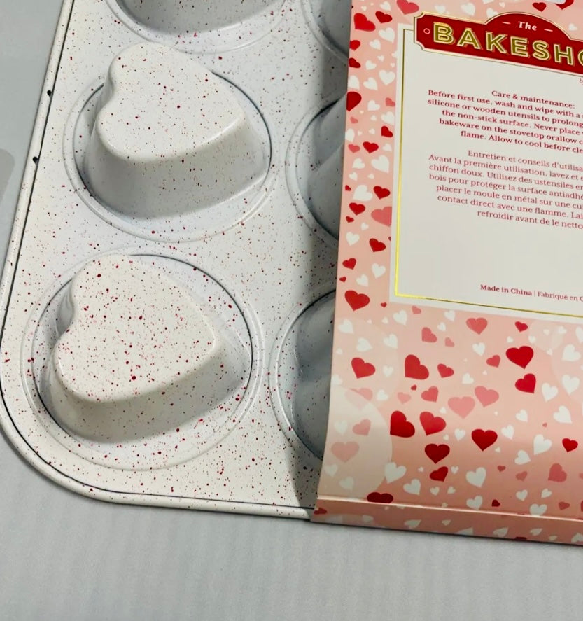 “Red” Heart Shaped Muffin Tin