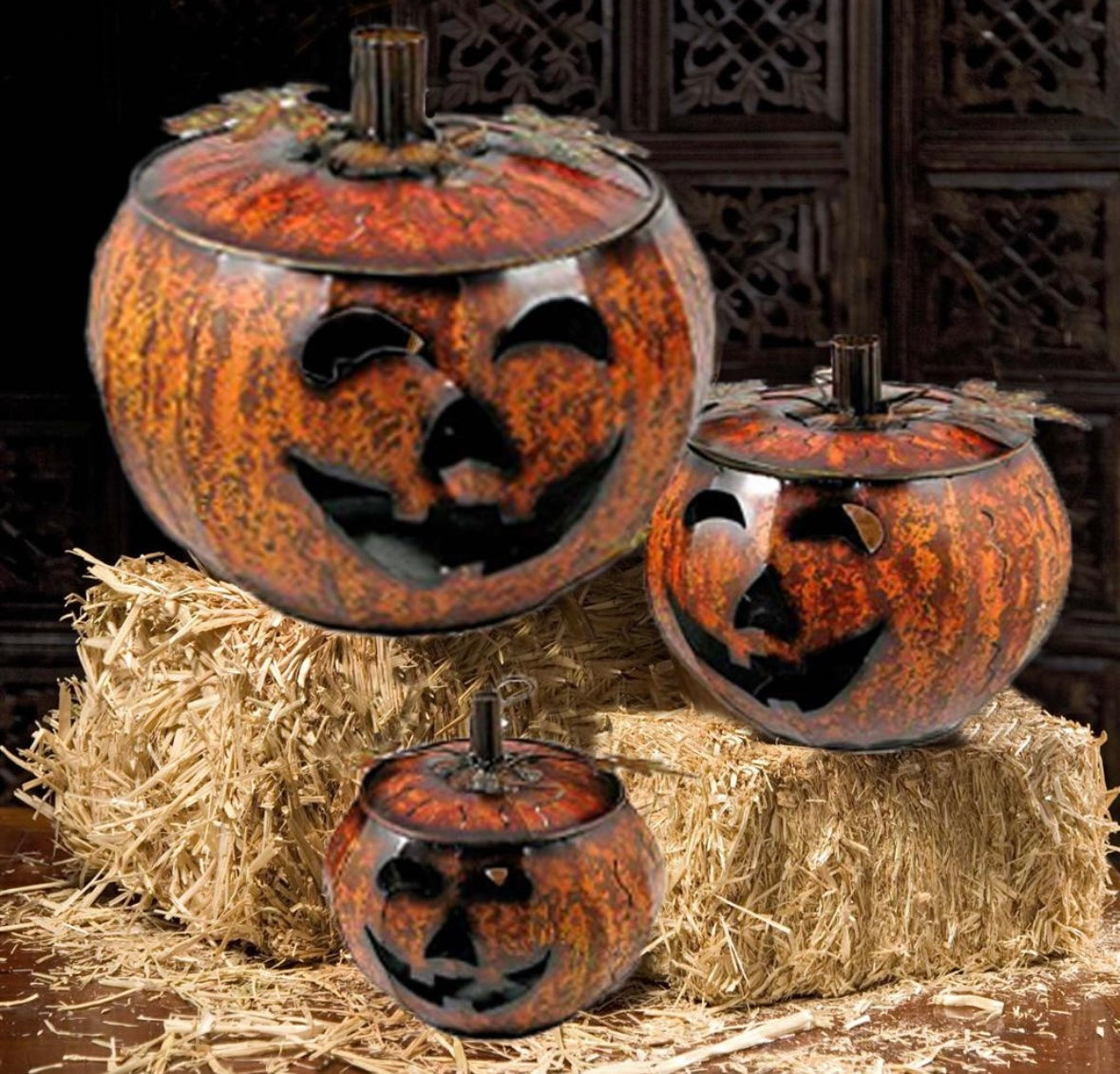 Large Pumpkin: Metal