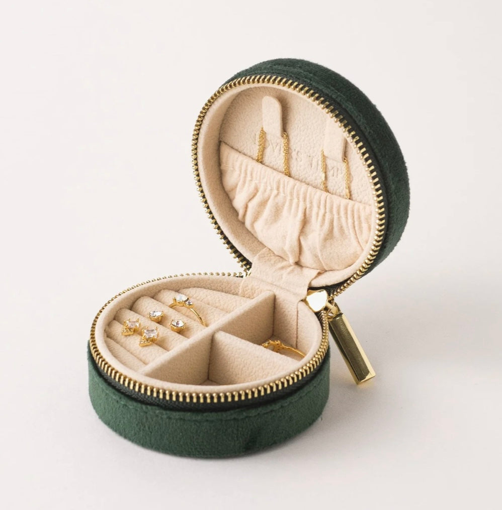 Circle Bon Voyage Jewelry Case “Forest”