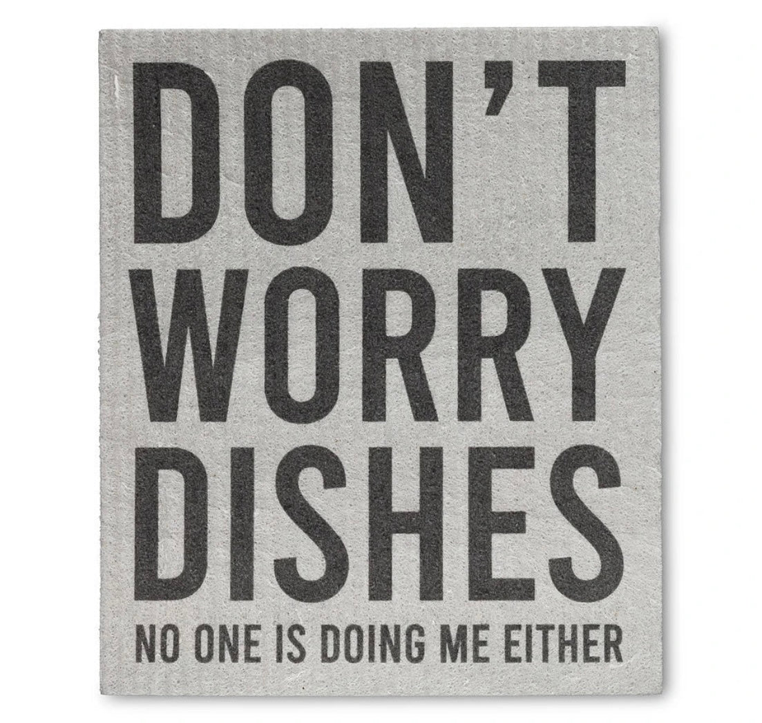 Don’t Worry Dishcloths Set/2