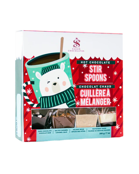 Holiday Hot Chocolate Stir Spoon Gift Box