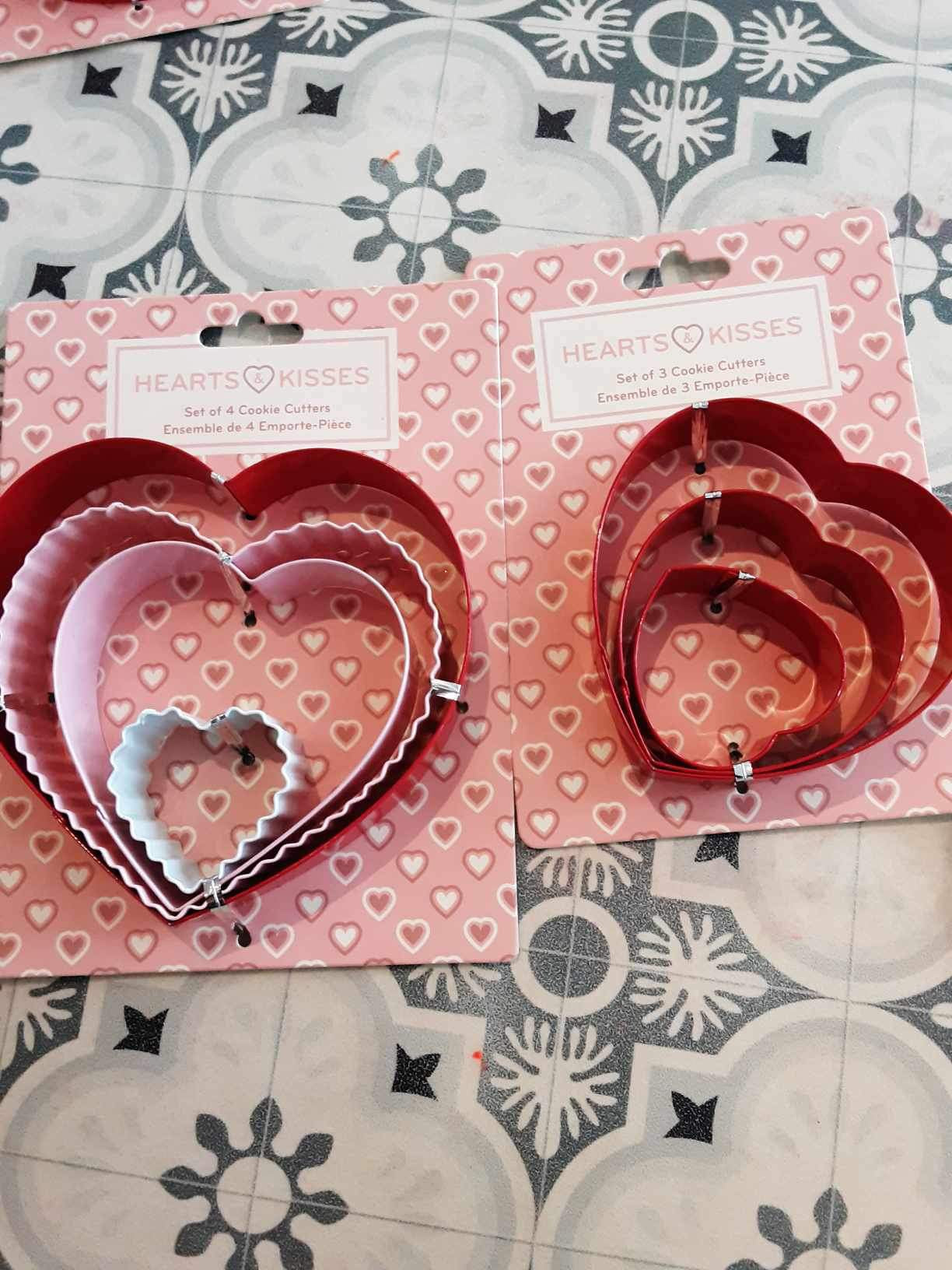 Heart Shaped Cookie Cutters (Set of 4)