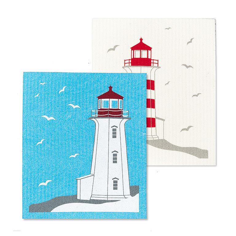 Lighthouses Dishcloths Set/2