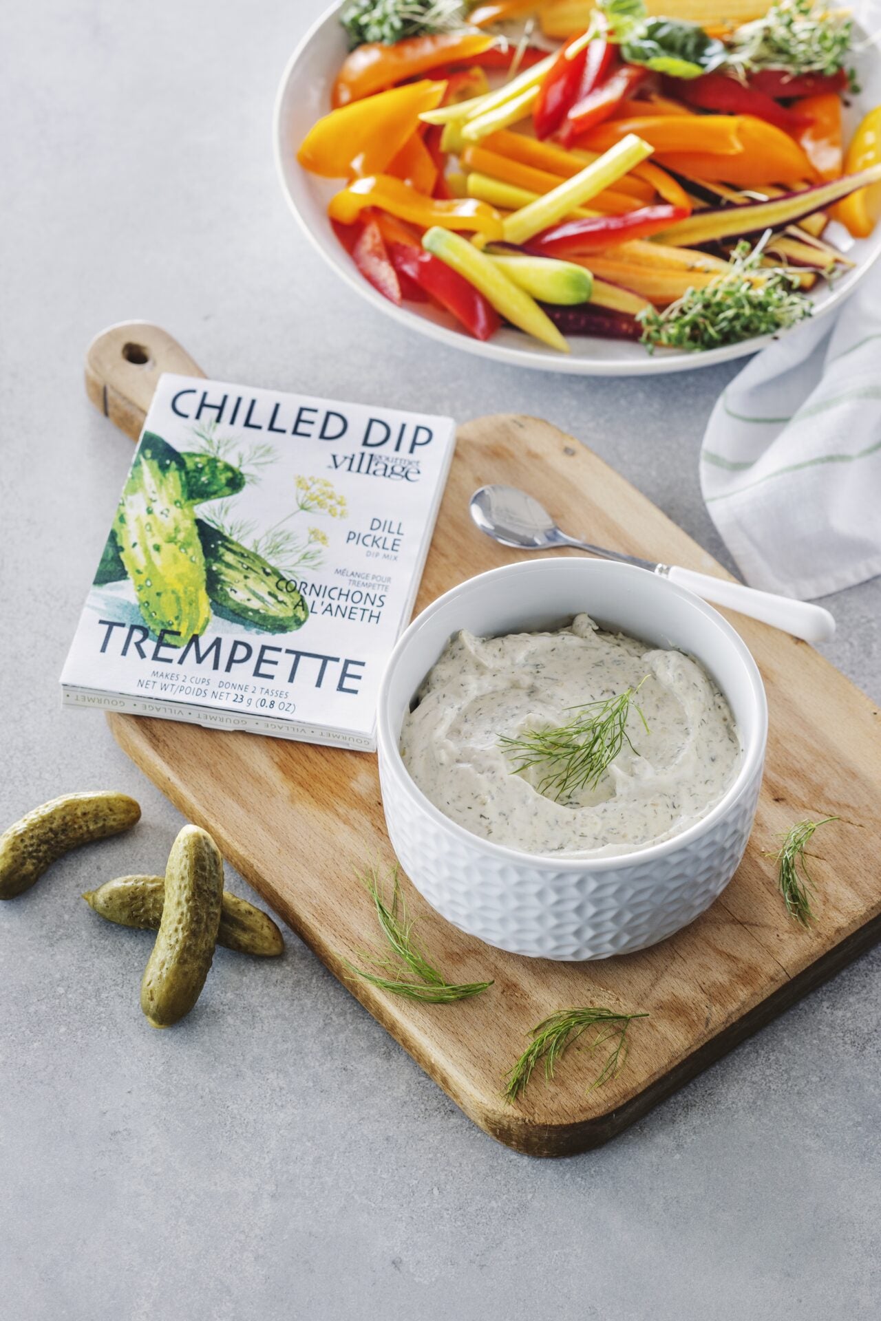 Dill Pickle Dip & Recipe Box