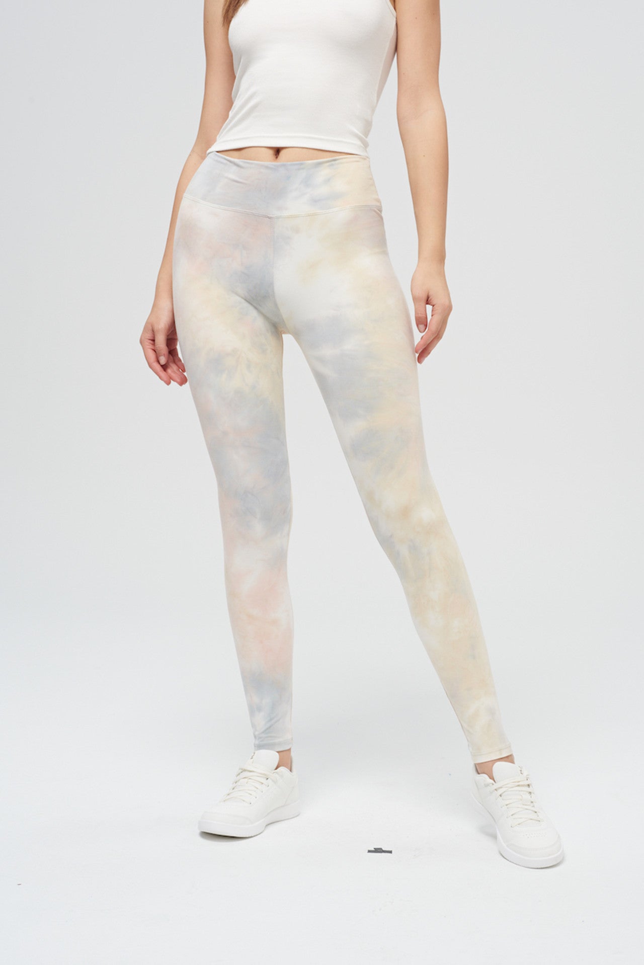 Light Neutral Tie Dye Yoga Pant