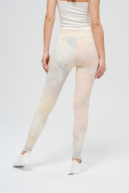 Light Neutral Tie Dye Yoga Pant