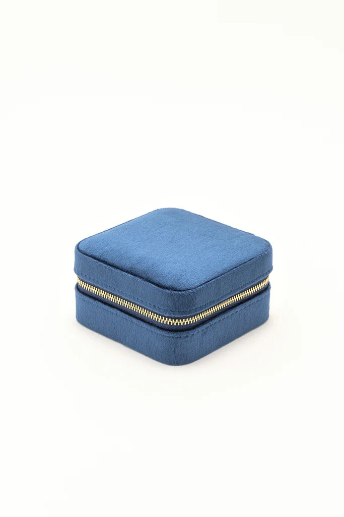 Square Bon Voyage Jewelry Case “Midnight Blue”