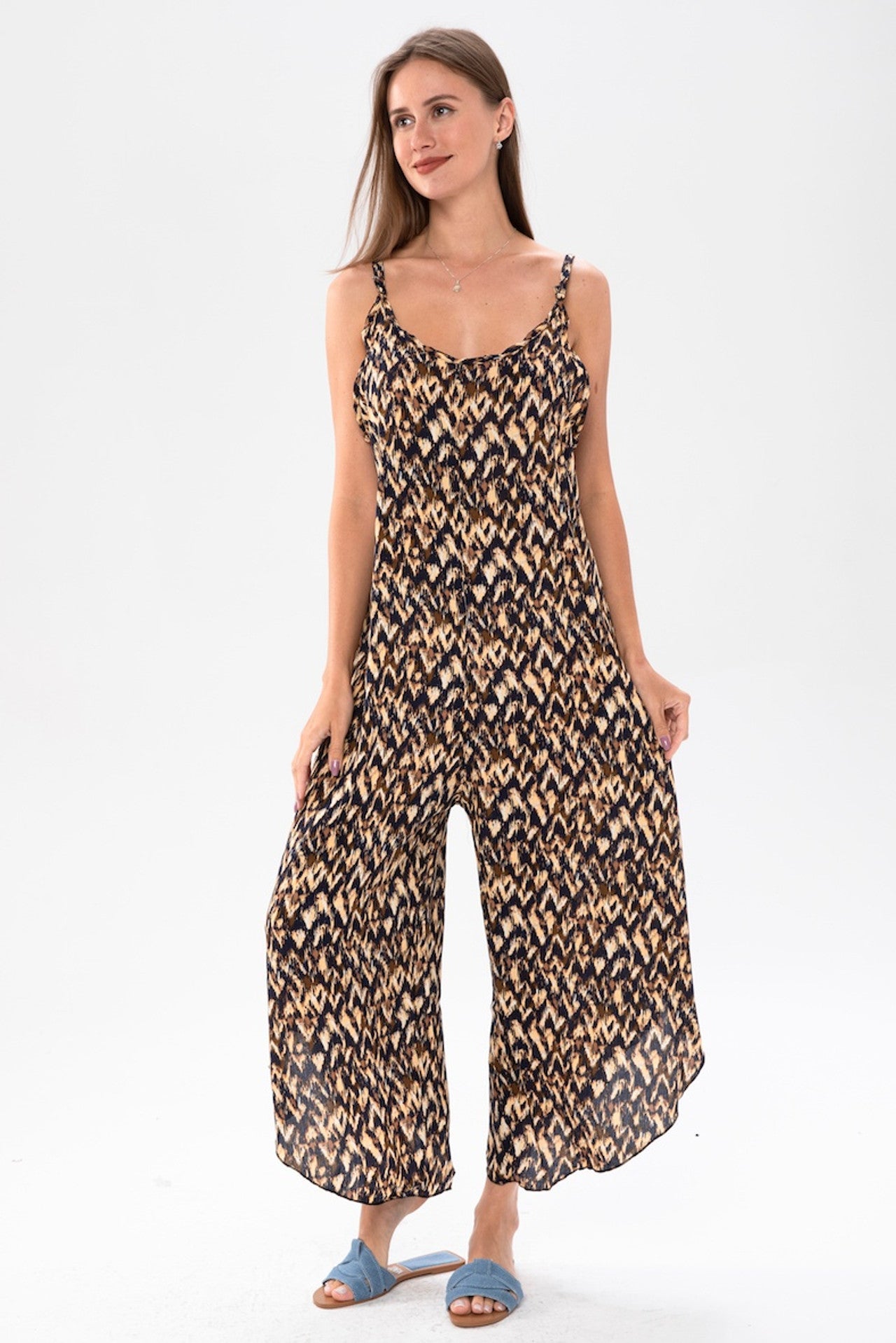 Call of the Wild Brown Jumpsuit
