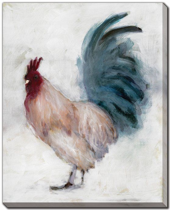 Transitional Rooster #2 Art/Pick Up Only